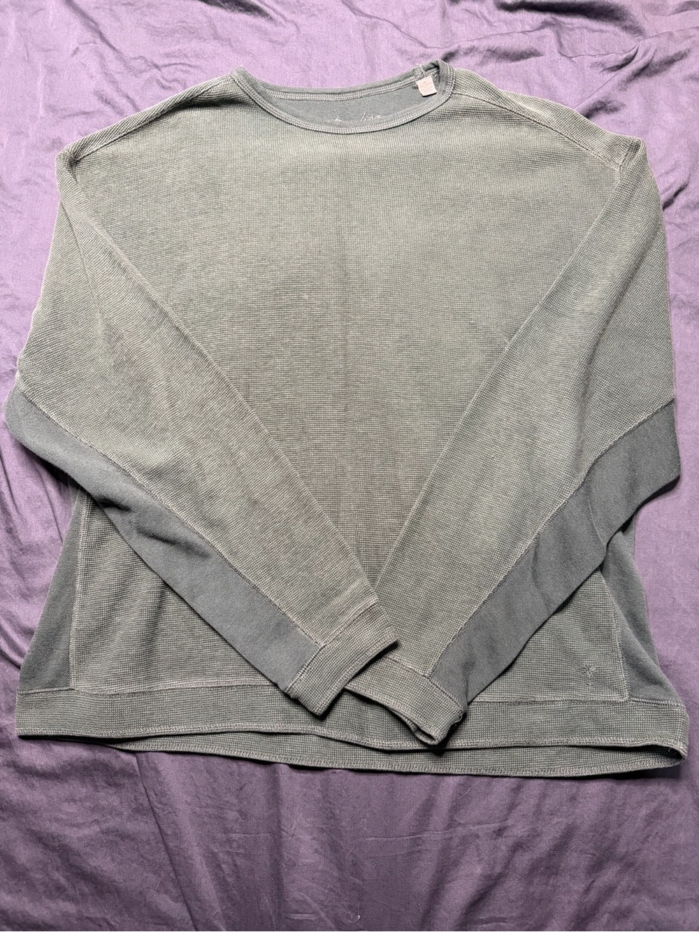 Men's Crewneck Lightweight Sweater in Sage Green